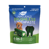 Ark Naturals Brushless Toothpaste Large Gluten-Free Dental Dog Treats