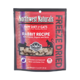 Northwest Naturals Freeze-Dried Rabbit Recipe Raw Diet For Cats 11 oz