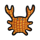 Tuffy's Milo the Plaid Crab Durable Dog Toy 