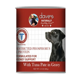 Dave's Renal Restricted Phosphorus & Protein, Tuna Pate in Gravy Canned Dog Food