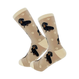 E & S Imports Pet Lover Socks Black Dachshund Dog, Unisex, One Size Fits Most 