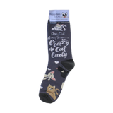 E & S Imports Pet Lover Socks Love My Cat, Unisex, One Size Fits Most 