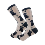 E & S Imports Pet Lover Socks Black Pug Dog, Unisex, One Size Fits Most 