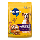Pedigree Roasted Chicken & Vegetable Flavor with Bacon Flavored Bites Dry Dog Food  44 lb