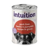 Intuition Pork Liver, Beets & Pumpkin Recipe in Gravy Grain-Free Canned Dog Food