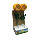 Panacea Products Sunflower Metal Ground Stake Wild Bird Feeder 36 in