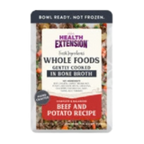 Health Extension Whole Foods Gently Cooked in Bone Broth Beef & Potato Recipe Dog Food