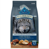 Blue Buffalo Wilderness Adult High Protein Natural Chicken & Wholesome Grains Dry Dog Food 24 lb