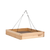 Nature's Way Cedar Tray Wild Bird Feeder 12 in