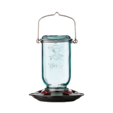 Perky Pet Mason Jar Glass Hummingbird Feeder 25 oz