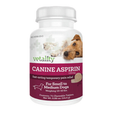 Vetality Canine Aspirin- Fast Acting Pain Relief for Dogs 10-50 lbs 75 ct