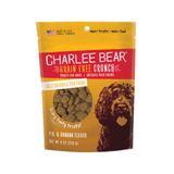 Charlee Bear Grain Free Crunch Peanut Butter & Banana Flavor Dog Treats 8 oz