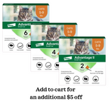 Advantage II Topical Flea Treatment for Small Cats