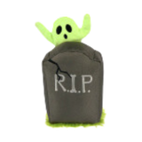 P.l.a.y. Halloween Howling Haunts Ghoulish Grave Plush Dog Toy 