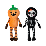 Pet Fringe Studio Halloween Oh My Gourd Plush Dog Toys 2 pk