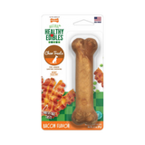 Nylabone Healthy Edibles All-Natural Long Lasting Bacon Flavor Chew Dog Treat