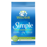 Wellness Simple Limited Ingredient Diet Lamb & Oatmeal Formula Dry Dog Food 26 lb