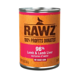 Rawz 96% Lamb & Lamb Liver Canned Dog Food