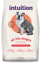 Intuition All Life Stages Salmon Meal & Brown Rice Sensitive Skin & Stomach Health Dry Dog Food