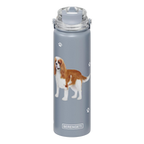 E & S Imports Serengeti Cavalier King Charles Spaniel Stainless Steel Water Bottle 24 oz
