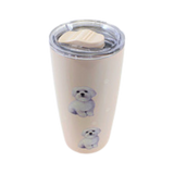 E & S Imports Serengeti Maltese Stainless Steel, Vacuum Insulated Tumbler with Spill Proof Lid 20 oz