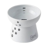 Necoichi Raised Porcelain Dog Food Bowl 