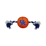Pets First Kentucky Wildcats Nylon Plush Basketball Rope Dog Toy 