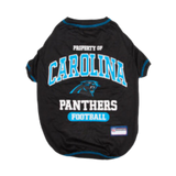 Pets First Carolina Panthers Pet Tee Shirt