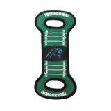 Pets First Carolina Panthers Field Tug Dog Toy 13 in