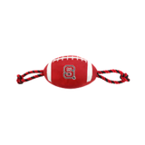 Pets First NC State Wolfpack Nylon Football Dog Toy 