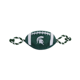Pets First Michigan State Spartans Football Rope Dog Toy 15 in