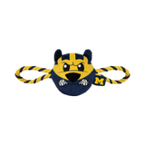 Pets First Michigan Wolverines Mascot Rope Dog Toy 25 in