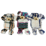 Incredipet Mini Berman Bear Plush Dog Toy, Assorted 7 in