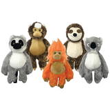 Incredipet Bark Buddy Animal Plush Dog Toy, Assorted 10 in