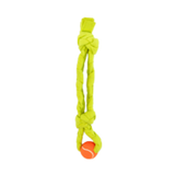 Guru Squeaking Tennis Snuffle Figure 8 Rope Dog Toy 