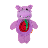 Growl Snackerz Hilda the Hippo Plush Burrow Dog Toy 9.5 in