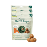 Woof Pupsicle Pops Refills Peanut Butter & Chicken Recipe Lickable Dog Treats