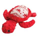 Snugarooz Holiday Merry the Turtle Plush Dog Toy 10 in