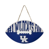Pets First Kentucky Wildcats Football Shaped Sign 