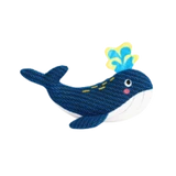 Hugsmart Summer Ocean Pals Plush Mesh Whale Dog Toy 9.5 in
