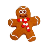 Bosco & Roxy Holiday Gingerbread Man Dog Cookie Treat 