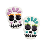 Bosco & Roxy Halloween Sugar Skulls Dog Cookie Treat, Assorted 