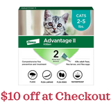 Advantage Topical Flea Treatment for Kittens 2 pk