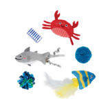 Pet Fringe Studio Summer Water You Waiting For? Cat Toys 6 pk