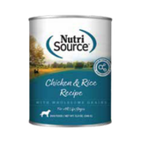 Nutrisource Chicken & Rice Recipe with Wholesome Grains Canned Dog Food