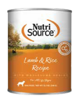 Nutrisource Lamb & Rice Recipe with Wholesome Grains Canned Dog Food