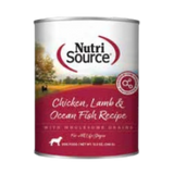 Nutrisource Chicken, Lamb & Ocean Fish Recipe with Wholesome Grains Canned Dog Food