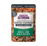 Health Extension Whole Foods Gently Cooked in Bone Broth Grain Free Duck & Kale Recipe Dog Food