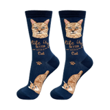 E & S Imports Life is Better With an Orange Tabby Socks 