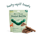 Woof Bite n' Brush Dental Refills Dog Treats 8 oz
